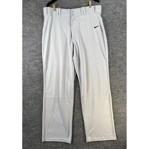 Nike Mens Dri-FIT Baseball Pants XXL Grey 578536-052 Athletic Sports Cleat Cut
